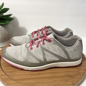 FootJoy Gray and Pink Women's Sneakers